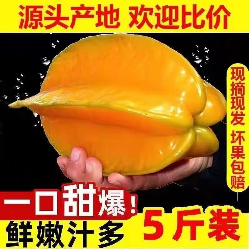 杨桃新鲜水果当季水果洋桃精选热带水果降火红龙杨桃樱桃黄桃罕见