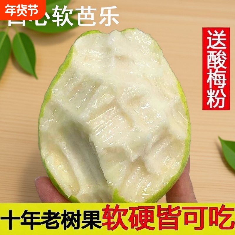 正宗奶油芭乐软糯低糖高VC香蕉孕妇水果水果当季果园石榴软心大果,水产肉类/新鲜蔬果/熟食,番石榴/芭乐,淘宝优惠券,粉丝福利购,淘宝优惠卷