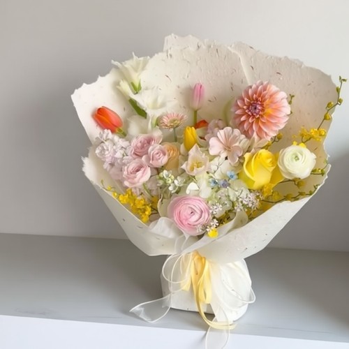 手撕花瓣牛皮纸鲜花|170人收藏