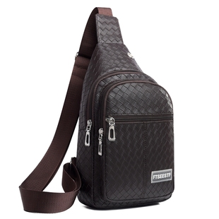 新款手机包男士单肩包机能风潮牌小挎包胸包男款斜挎包休闲通勤包