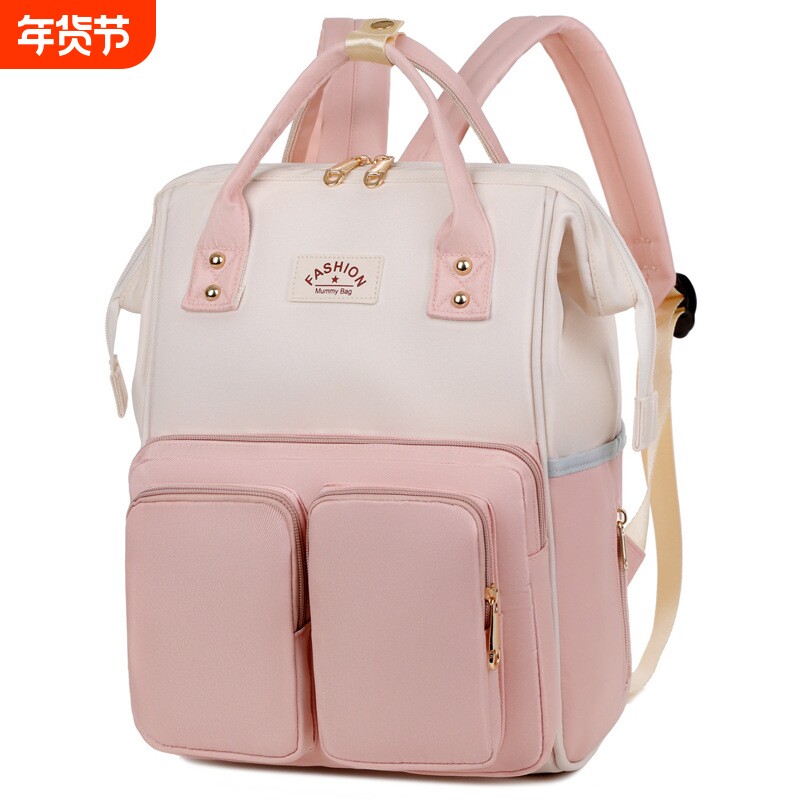 妈咪包新款母婴包妈妈包双肩包冬季大容量外出轻便宝妈外出背包