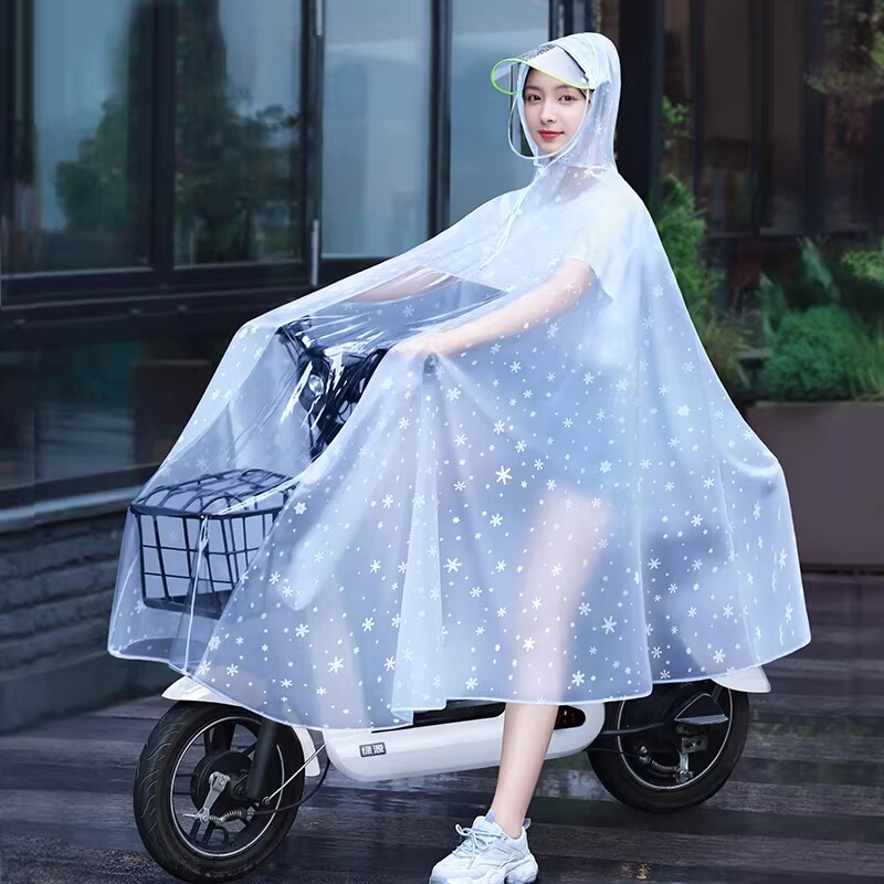 新款电动电瓶车雨衣女款单双人全身防暴雨摩托自行车骑行雨披防雨