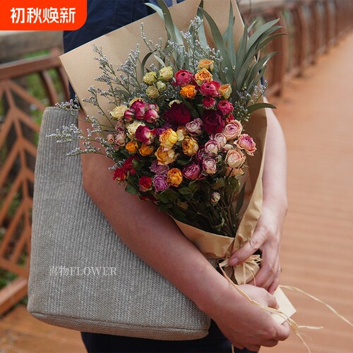 多头玫瑰干花装饰|超3000次加购