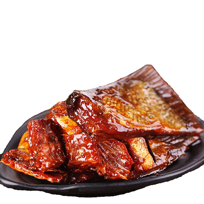 湖南特产爆辣烟熏即食鱼块
