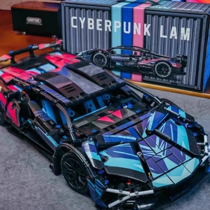 【高品质】超跑积木车模