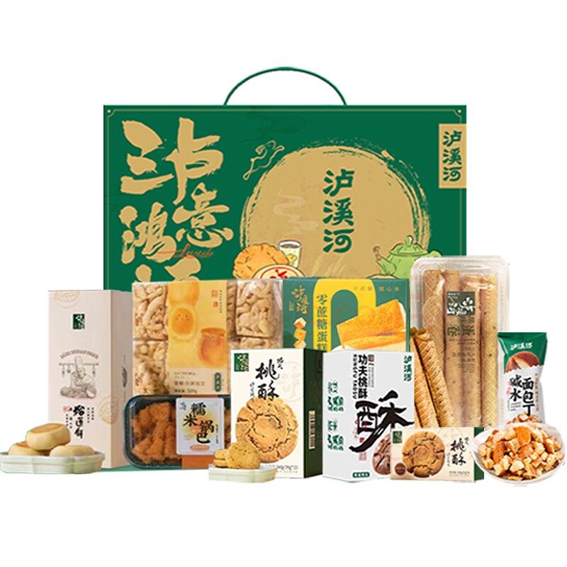 泸溪河中式糕点桃酥端午礼盒蛋卷礼包南京特产零食点心伴手礼团购