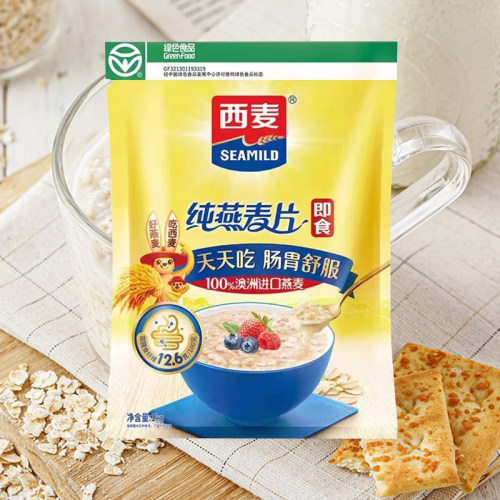 西麦燕麦片纯燕麦3KG营养早餐即食冲饮原味0添加蔗糖独立包装代餐