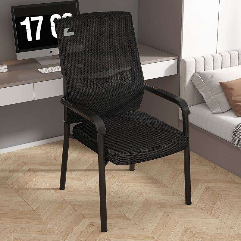 办公椅子职员电脑座椅舒适久坐人体工学护腰椅会议宿舍家用书桌凳