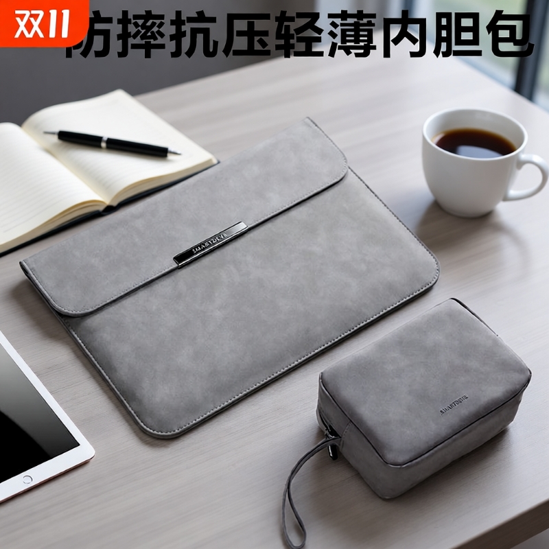 新款笔记本电脑内胆包适用华为matebook苹果macbookair14寸女小新13.3小米联想13保护套15.6平板pro16收纳包