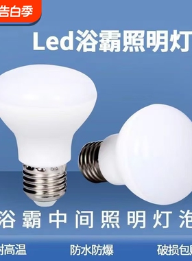 家用卫生间浴霸中间照明LED灯防水防潮防爆替换灯泡E27螺口