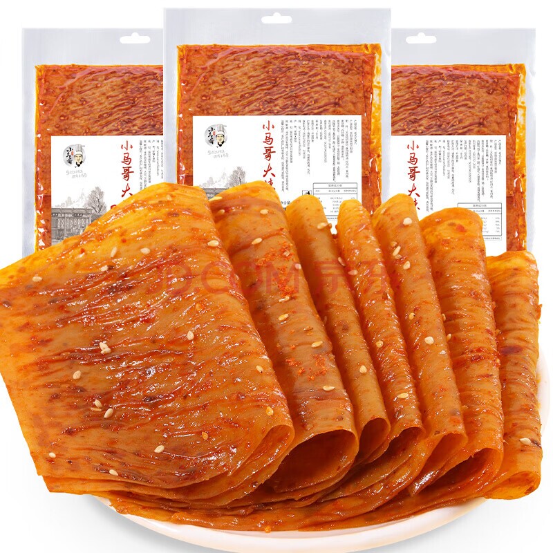 网红大辣片辣皮休闲零食素食小吃怀旧校园香辣豆皮辣条好吃记忆