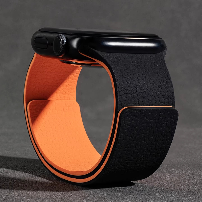 适用苹果S11手表iwatch10表带applewatch9磁吸S8硅胶S10新款Ultra男SE运动8创意7女运动腕带高级ultra2秋冬款