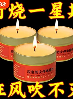 应急蜡烛无烟停电照明防风野外