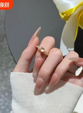 时代少年团应援色戒指小众感轻奢开口指环女生新款高颜值食指戒