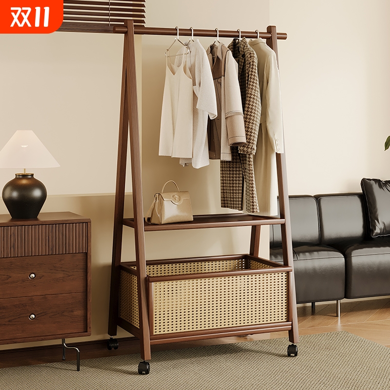 衣架落地卧室家用挂衣架多功能