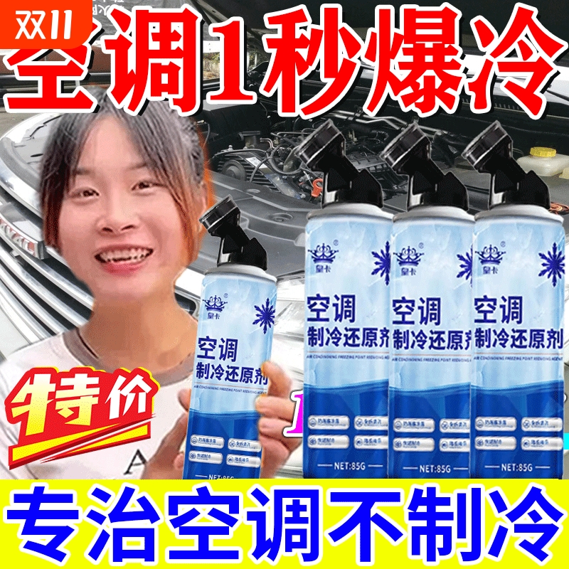 汽车空调制冷剂冰点还原剂r22雪种车用冷媒快速降温神器氟利昂