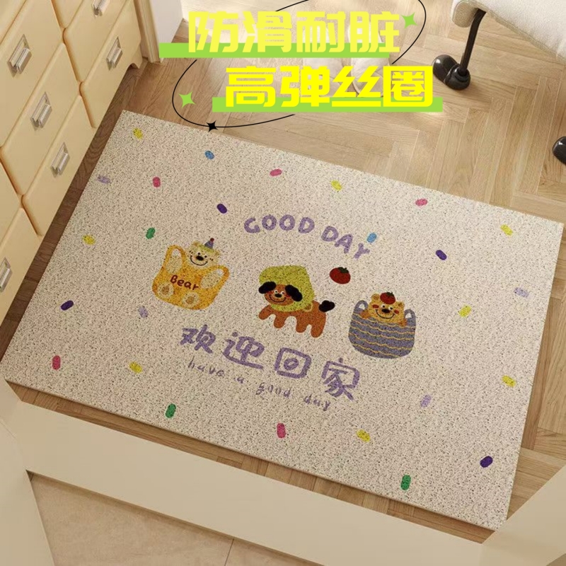 入户门丝圈防滑耐脏易打理地垫