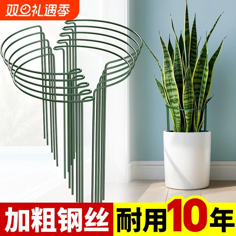花架支撑杆防倒伏爬藤支架固定植物支撑架花架子龟背竹金钱树护花