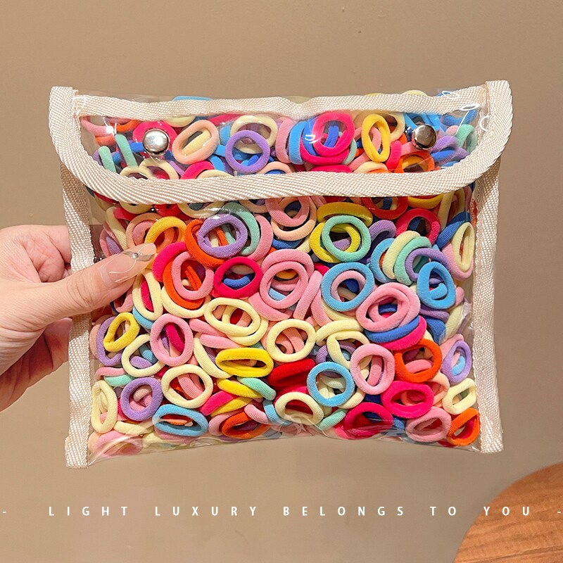 儿童发绳发圈头绳皮筋不伤发毛巾圈发饰女童扎发高弹力小女孩头饰