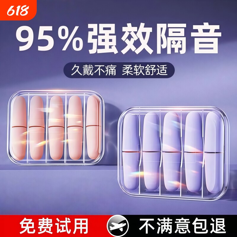 耳塞睡觉睡眠专用超级隔音专业防噪音学生宿舍学习神器静降噪耳罩