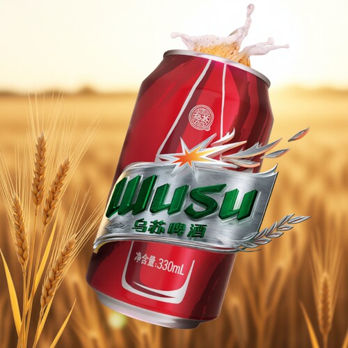 啤酒红乌苏330ml乌苏*6/12/24罐装多规格高度烈性拉格小麦啤