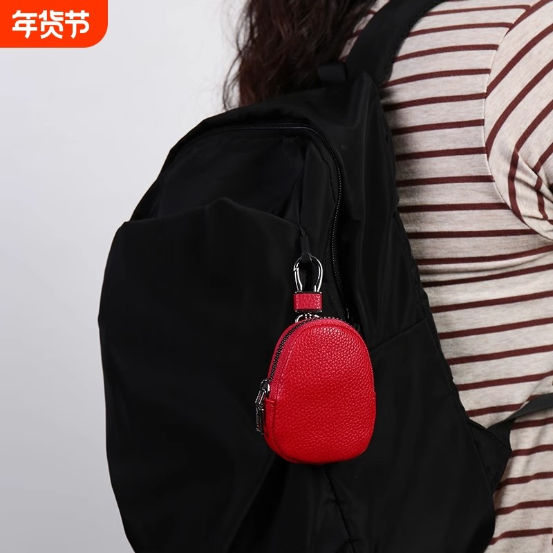 2025新款迷你耳机包挂件收纳包便携户外钥匙小包女耳机小挂包男