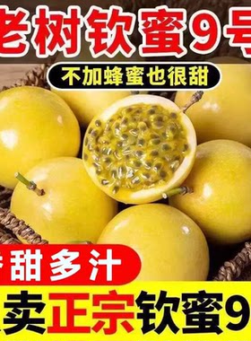 钦蜜9号黄金百香果整箱包邮