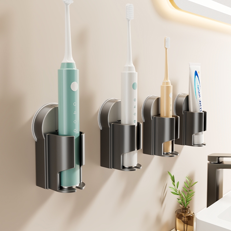 吸盘放置电动牙刷支架免打孔