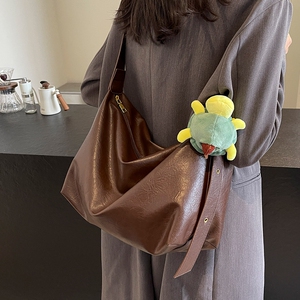 休闲斜挎包包女式2024新款秋冬美拉德单肩包大容量时尚通勤托特包