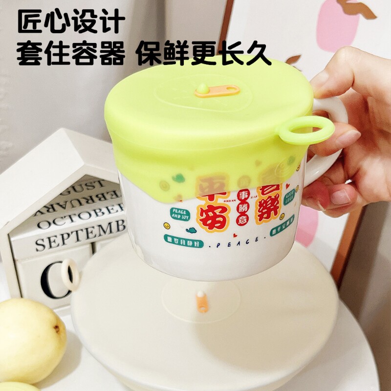 耐高温硅胶盖食品级保鲜盖剩菜剩饭保鲜膜套密封杯套万能通用碗盖图片