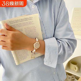 鑫超越男女高中学生看时间高颜值手链指针式小表盘石英手表063