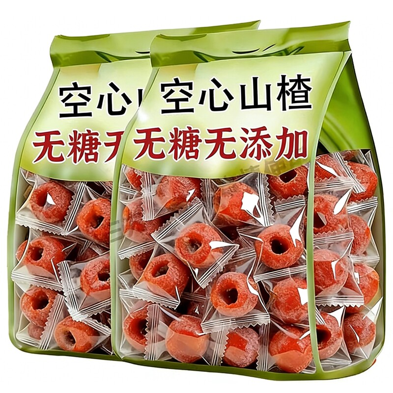 央妈推荐空心山楂无糖无添加独立包装正宗产地无核果脯解馋小零食