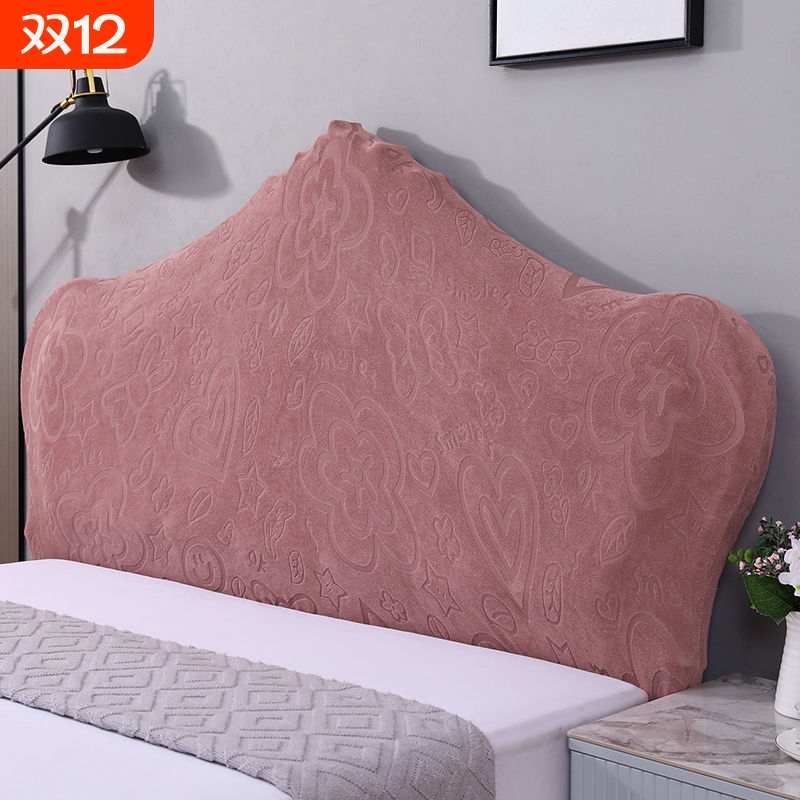 全包万能床头套罩布艺套欧式加大床头套弹力不规则靠垫保护防尘罩