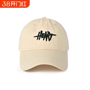 王一博同款鸭舌帽帽子男款太阳帽女2026防晒棒球红色帽檐加宽休闲