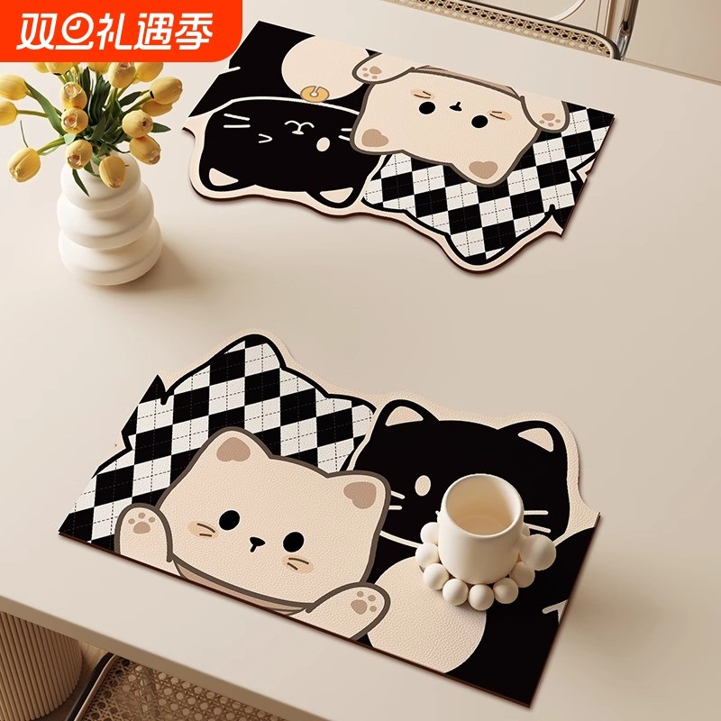 可爱餐垫小学生儿童防水防油餐布午餐免洗隔热防烫专用餐桌吃饭垫