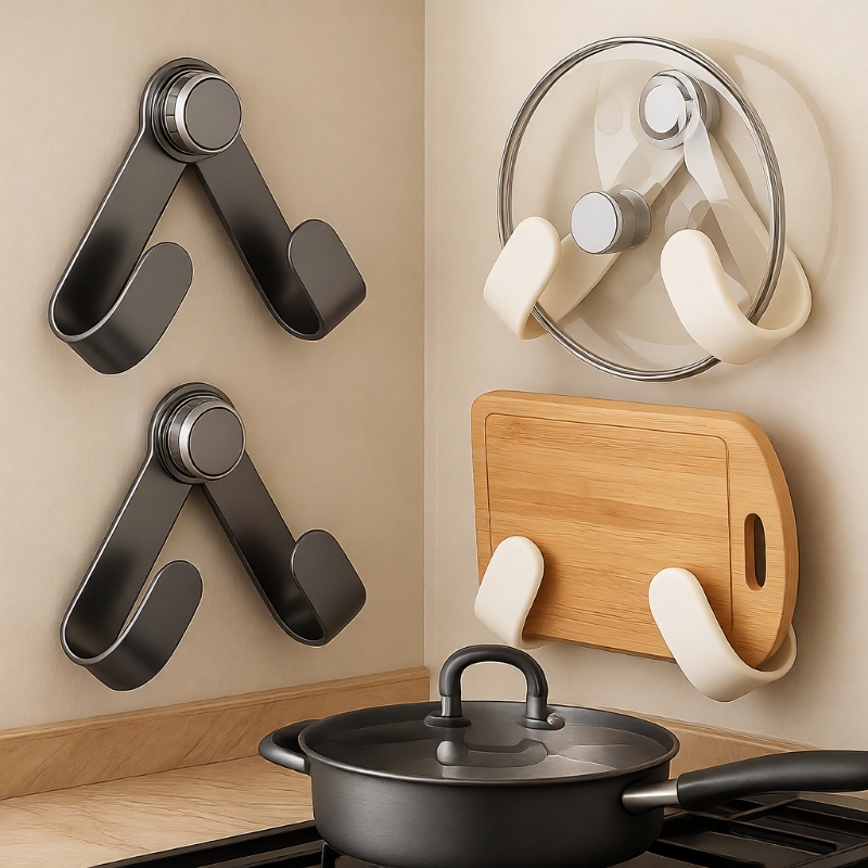 【掉落包赔！】厨房锅盖架壁挂式
