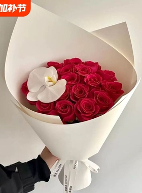 鲜花包装纸加厚型牛皮纸造型纸ins风包花纸高定花束卡纸防水双面