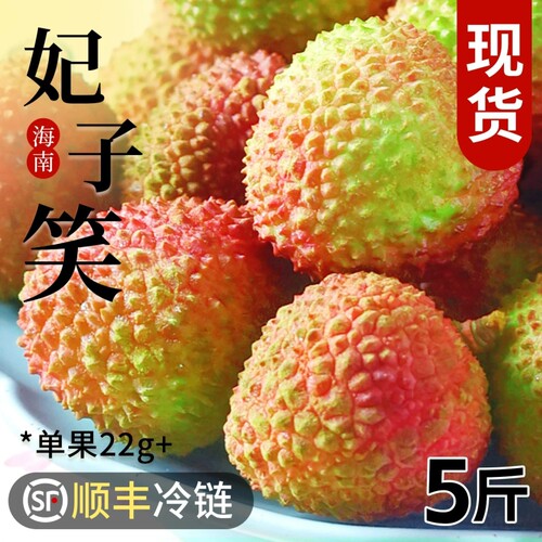 海南妃子笑荔枝水果新鲜热带当季现摘时令应季大整箱顺丰5斤精品