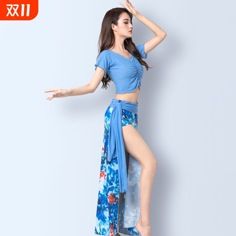 练功服装肚皮舞新款长裙