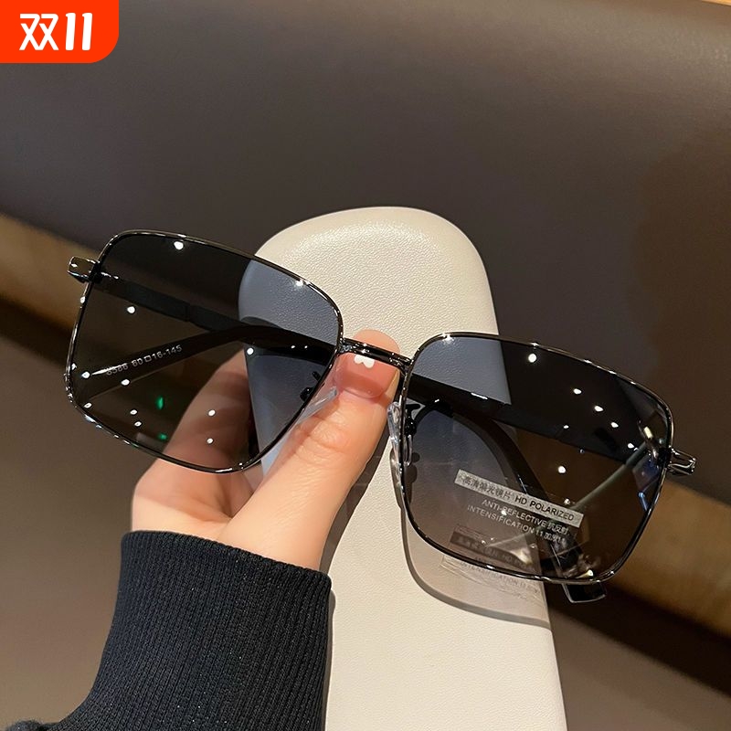 2025偏光太阳镜男士墨镜开车专用司机驾驶男款大脸眼镜防紫外线潮