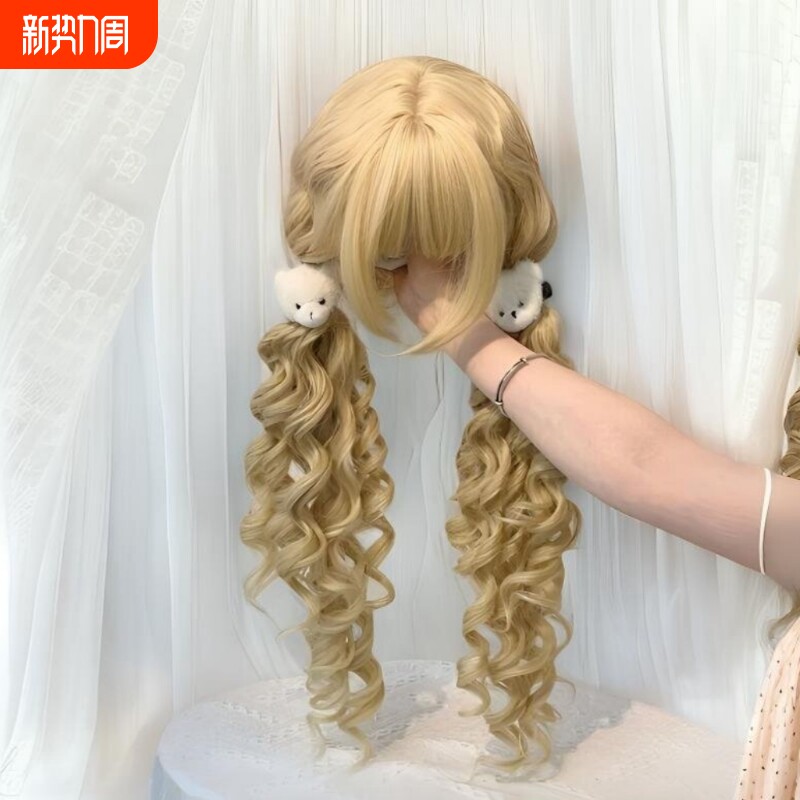 假发女长卷发羊毛卷lolita自然少女感甜妹日系减龄显白jk全头