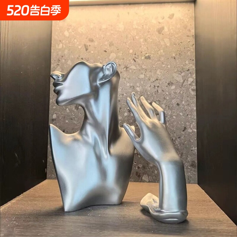 模特首饰展示架耳环架子挂项链架摆戒指手镯柜台陈列珠宝展示道具