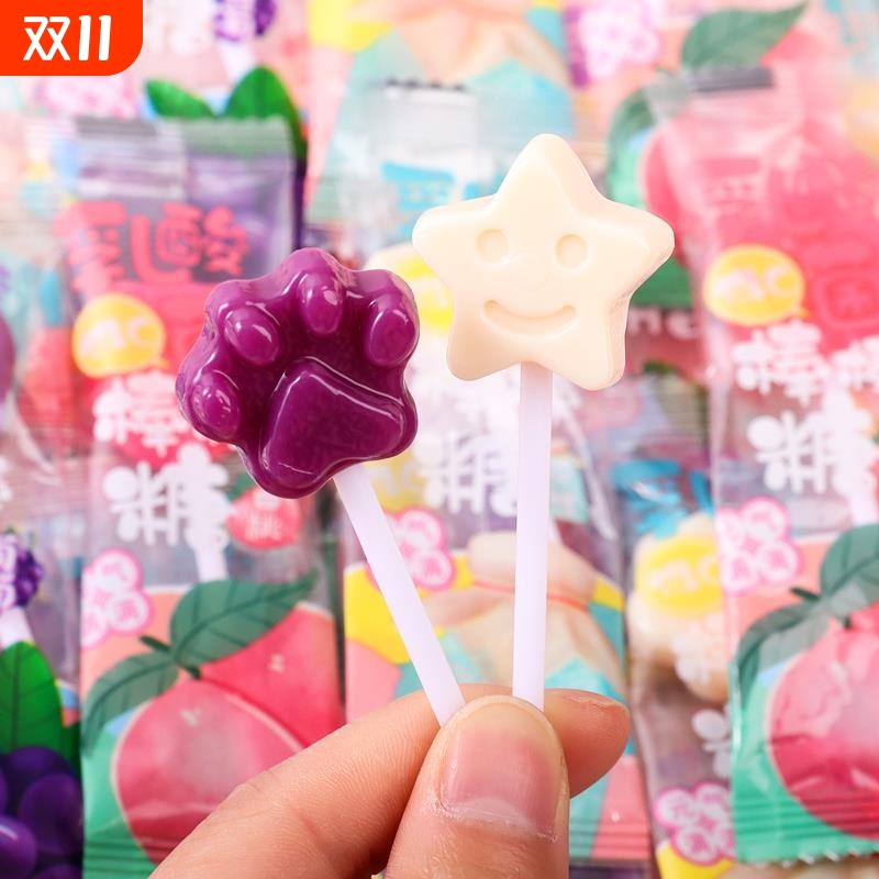 乳酸菌维C棒棒糖网红爆款高颜值糖果奖励学生小零食喜糖散装