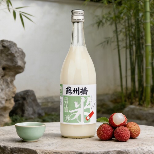 苏州桥荔枝米露0.5度750ml