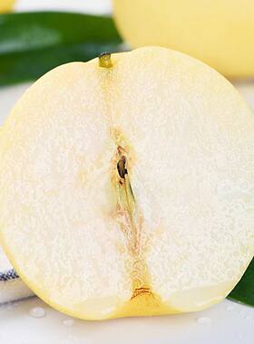 白皇冠梨梨子水果脆甜多汁皇冠梨黄冠新鲜薄皮当季整箱批发