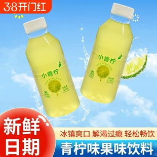 网红小青柠果味饮料厂家整箱饮品酸甜解腻批发好喝瓶装解渴青柠汁