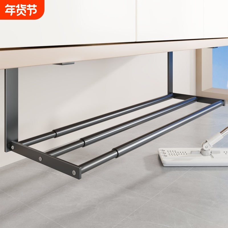 洗脸盆收纳架浴室柜下分层伸缩收纳架卫生间多功能置物架放置神器