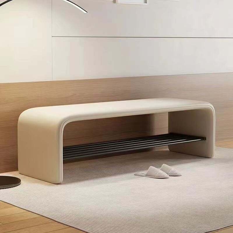 进门入户换鞋凳门口家用长条凳子穿鞋凳鞋柜一体玄关凳轻奢床尾凳