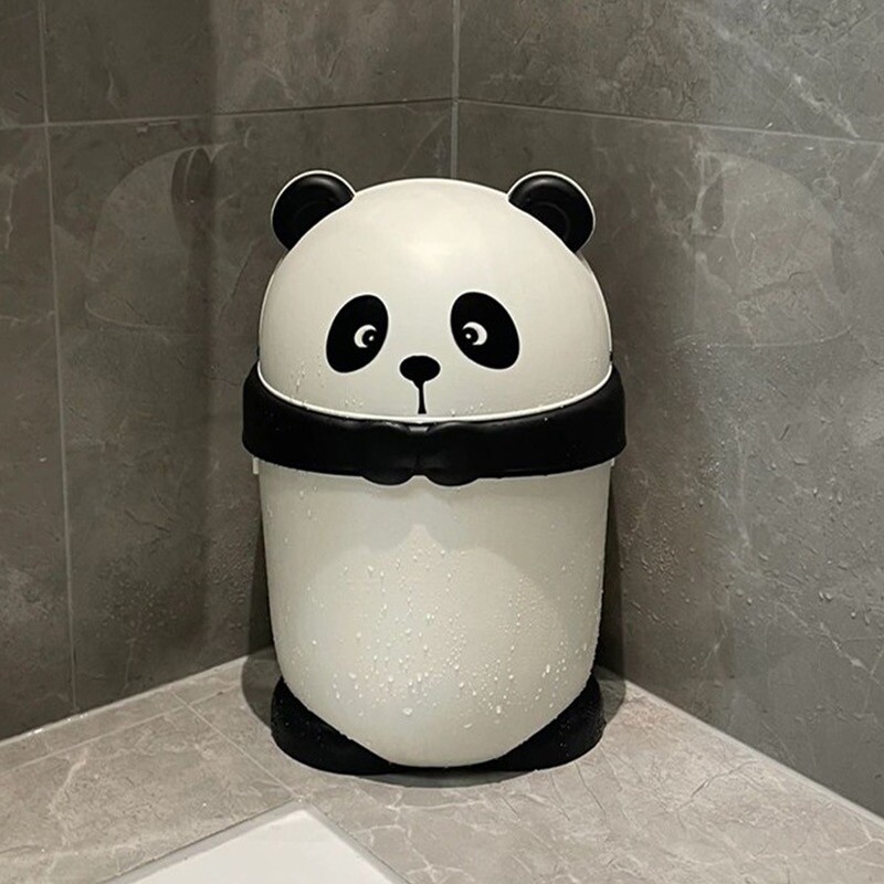 垃圾桶家用2025新款带盖厕所卫生间厨房摇盖式大容量垃圾桶可爱