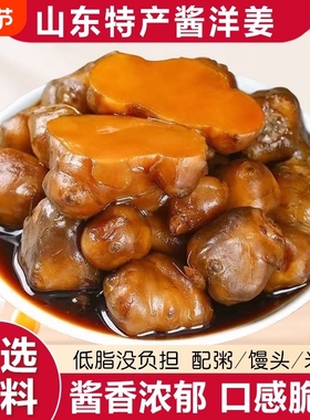 咸味酱洋姜新鲜腌制鬼子姜香辣甜脆咸菜洋姜片农家开胃下饭菜470g